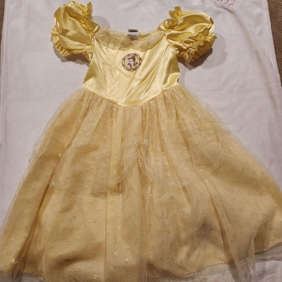 Vintage The Disney Store Beauty and the Beast Belle Costume Dress - Picture 1 of 7
